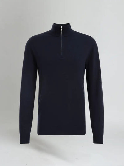 Tristan - Old Money Half-Zip Sweater