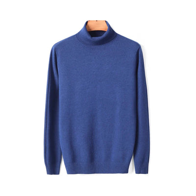 Ribbed Turtleneck Sweater Men