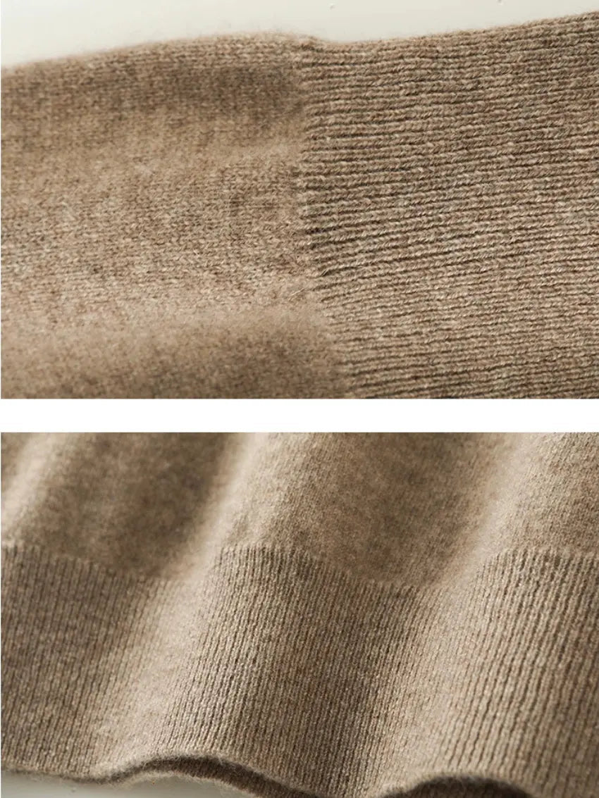 Duncan - Light Brown Long Sleeve Polo