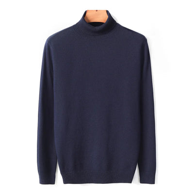 Ribbed Turtleneck Sweater Men