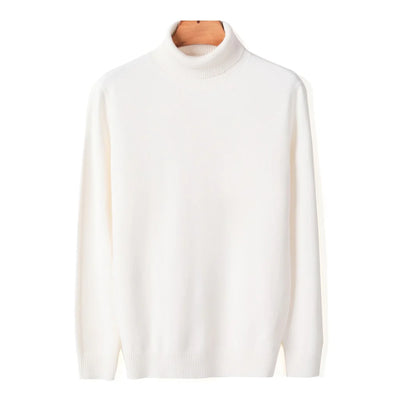 Ribbed Turtleneck Sweater Men