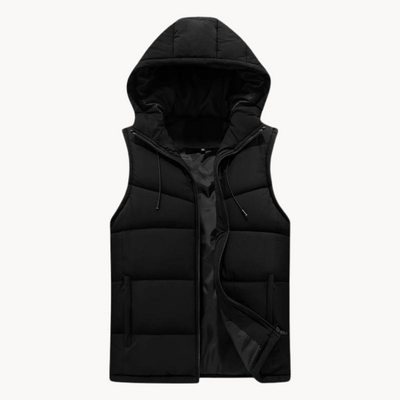 Hooded Casual Body Warmer Vest
