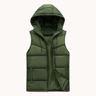 Hooded Casual Body Warmer Vest