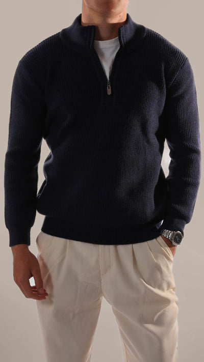 Old Money zip-up Pullover