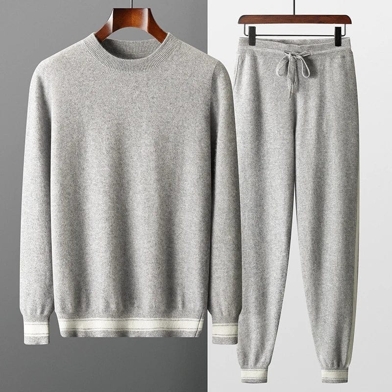 herren-grau-cashmere-set-mit-rundhalsausschnitt-und-ziehkordel-loungehose