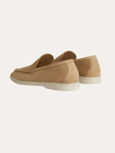 Old Money Khaki Loafers Men