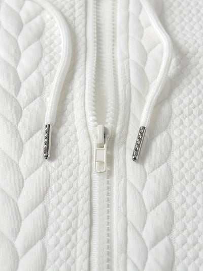 Knitted Hooded Jacket Winter Men