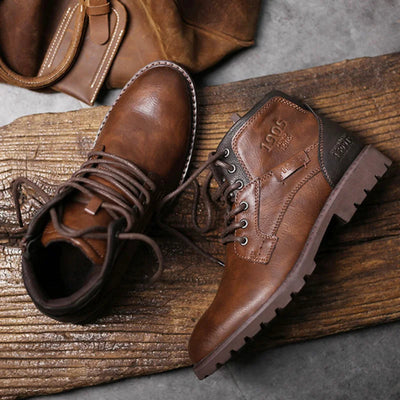 Outdoor Ankle Boots with Non-Slip Soles Men