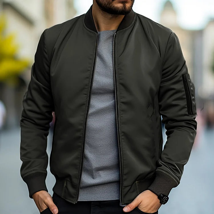 Lightweight Casual Bomber Jacket Men