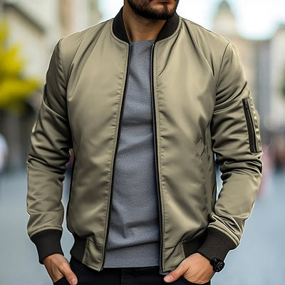 Lightweight Casual Bomber Jacket Men