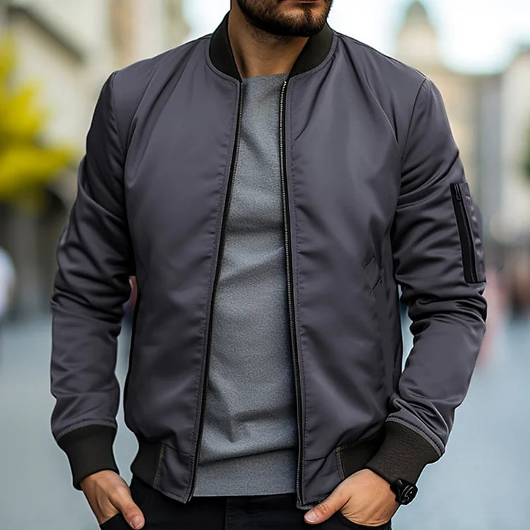 Lightweight Casual Bomber Jacket Men