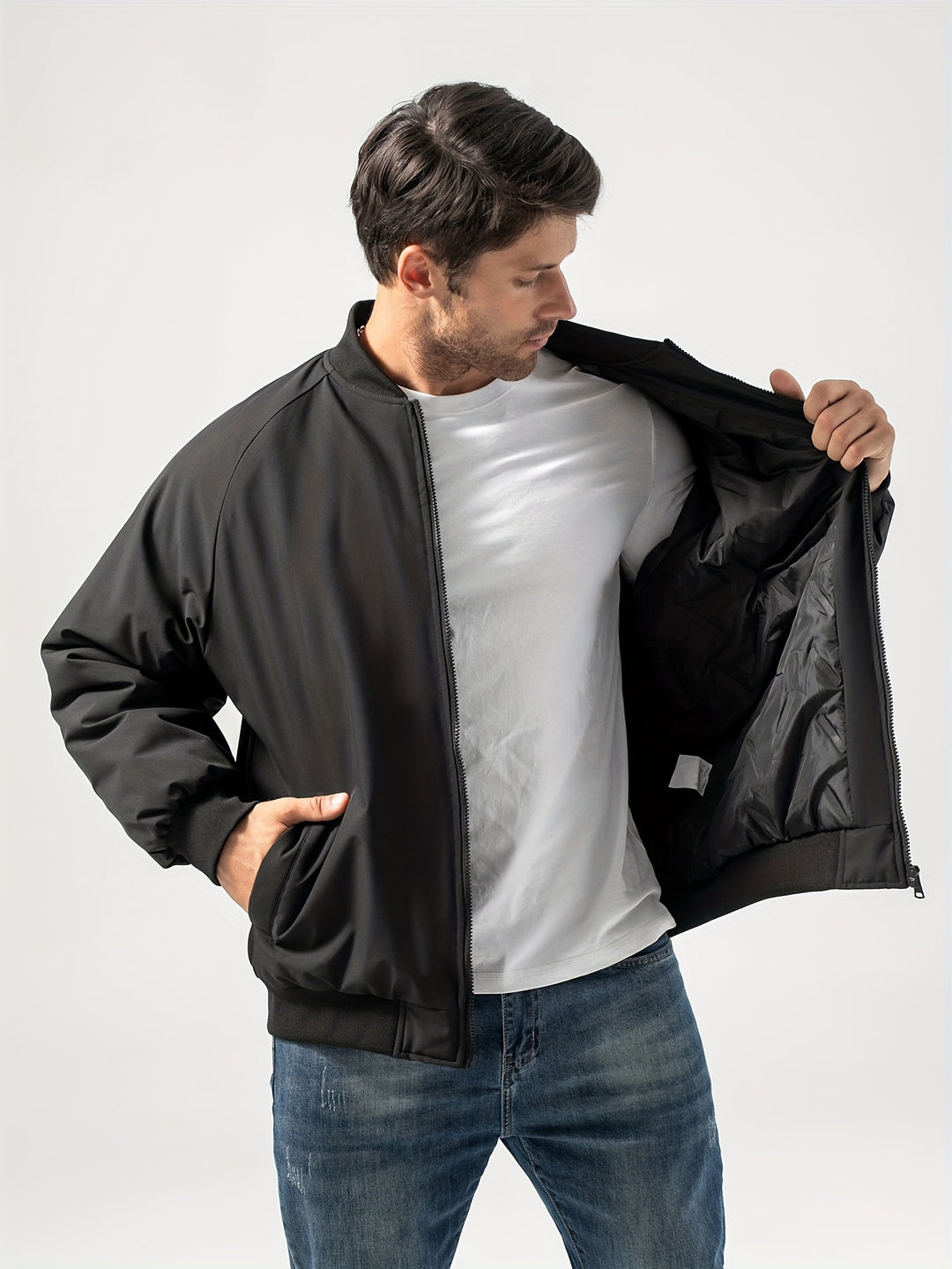 Lightweight Baseball Jacket Men