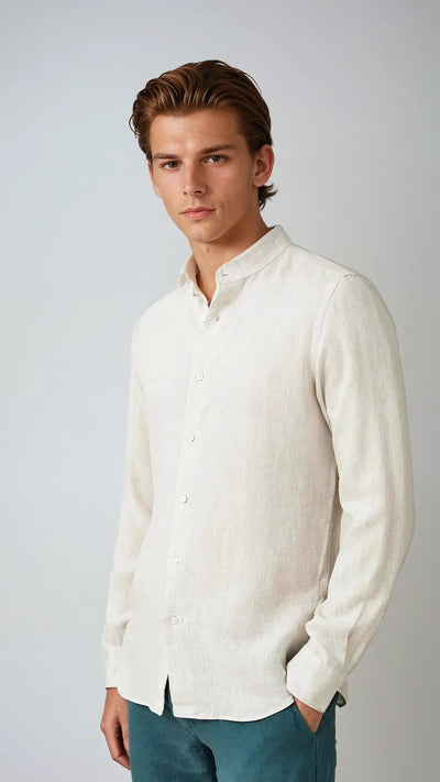 Orson - Classic Long Sleeve Linen Shirt
