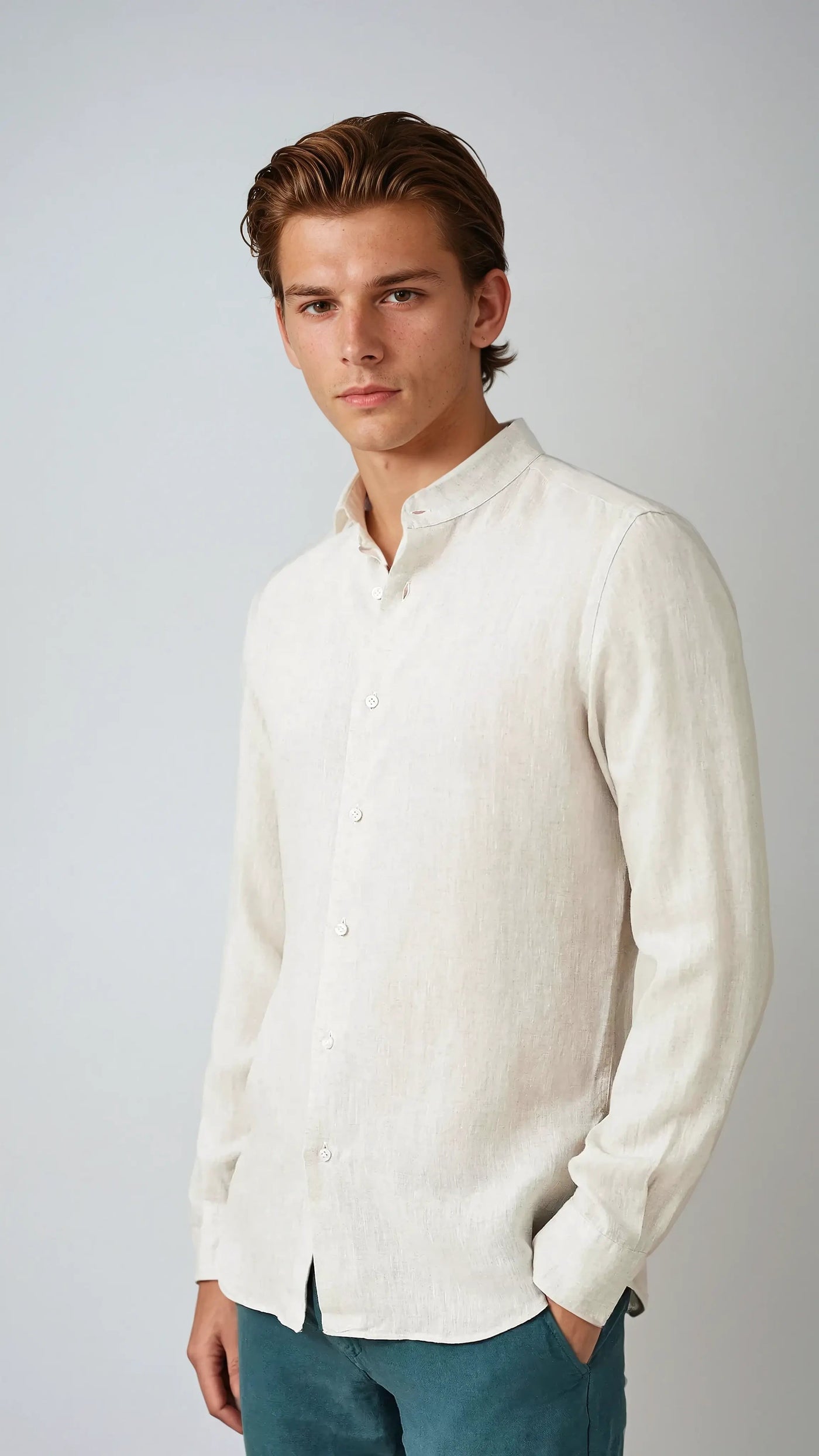 Orson - Classic Long Sleeve Linen Shirt