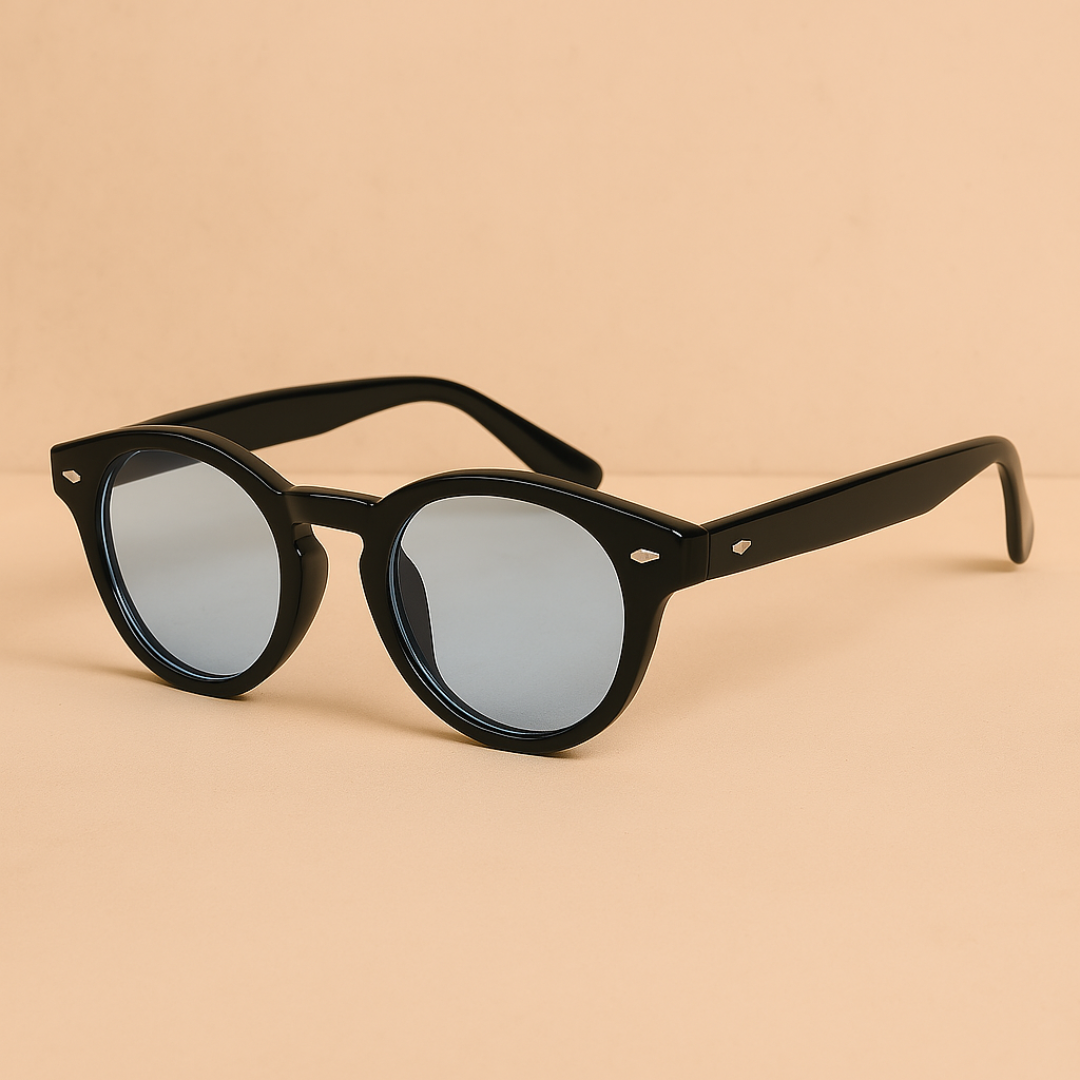 Vintage Runde Sonnenbrille Herren-3