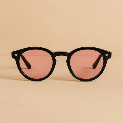 Vintage Runde Sonnenbrille Herren-5