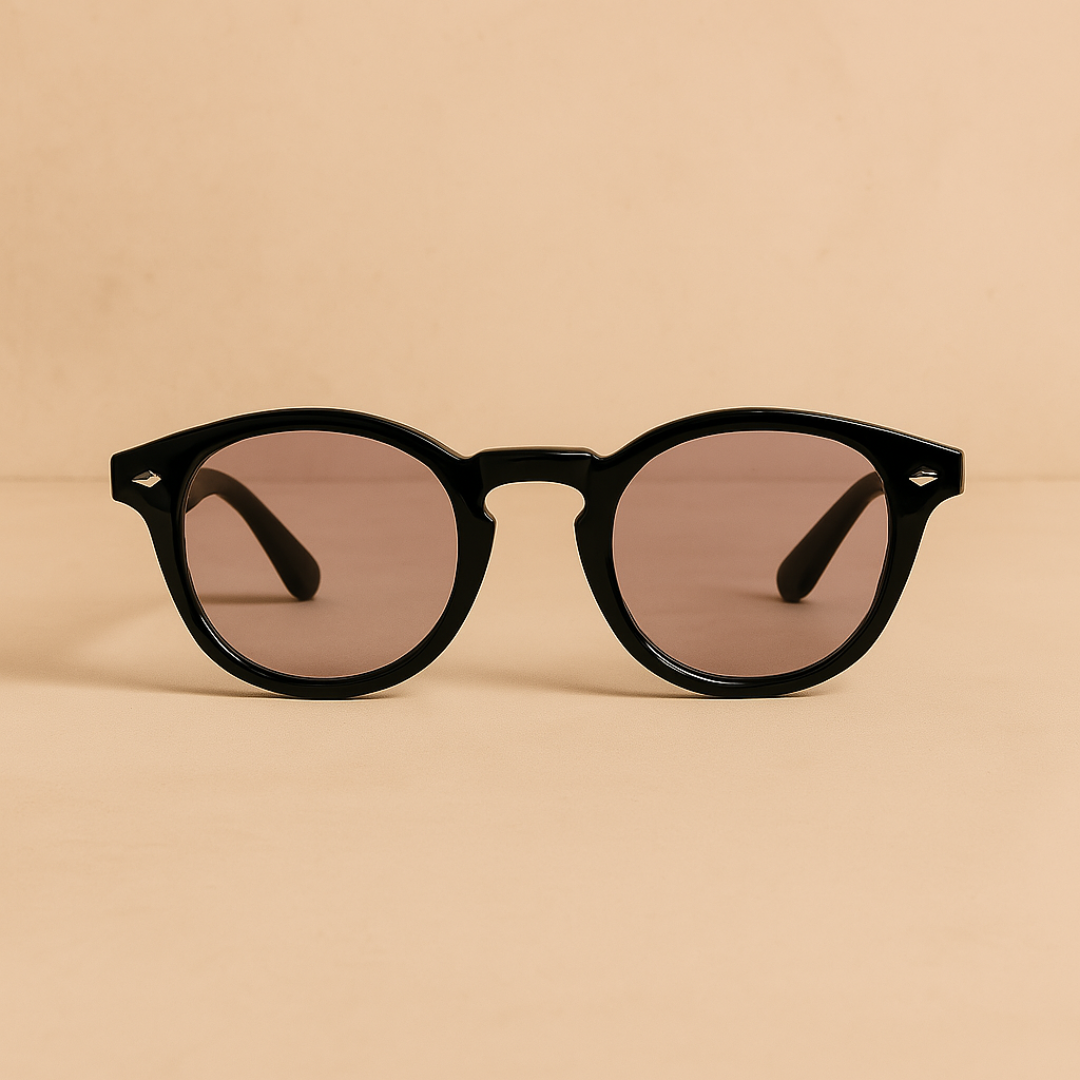 Variant image for Vintage Runde Sonnenbrille Herren-5