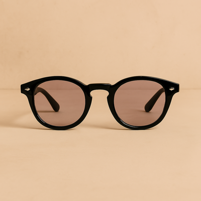 Variant image for Vintage Runde Sonnenbrille Herren-5