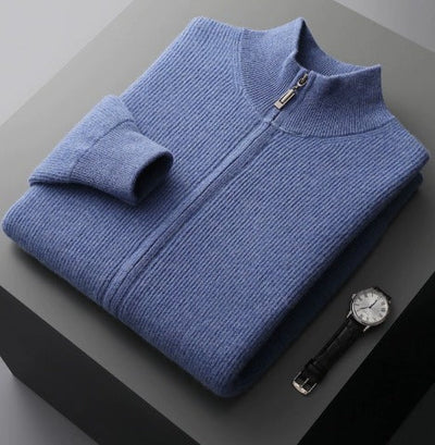 Luxurious Full-zip Jumper Men