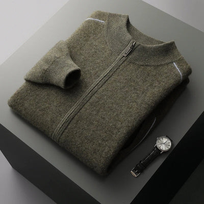 Luxurious Full-zip Jumper Men