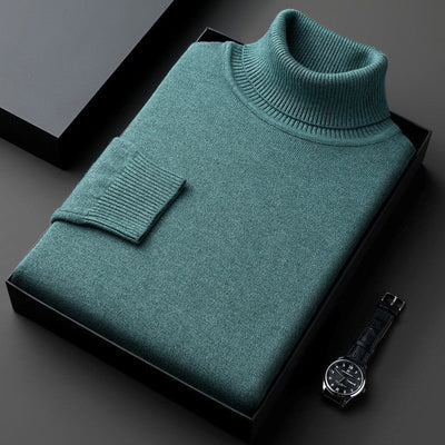 Warm Roll Neck Jumper Men