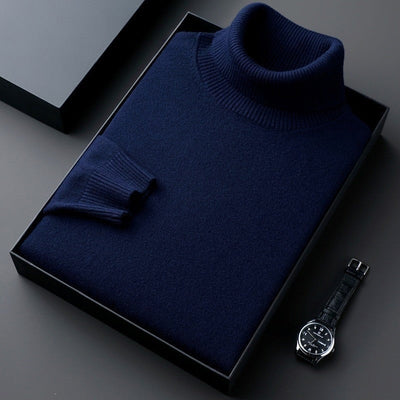 Warm Roll Neck Jumper Men
