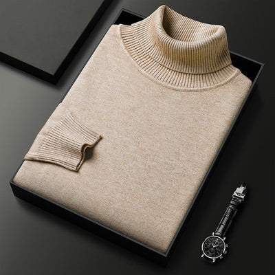 Warm Roll Neck Jumper Men