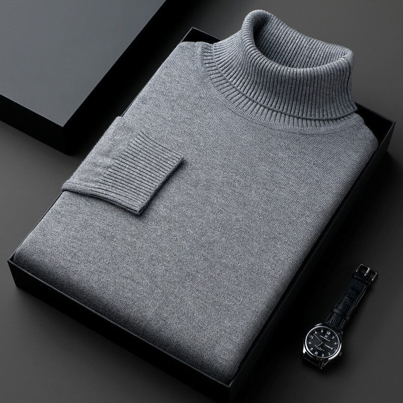 Warm Roll Neck Jumper Men