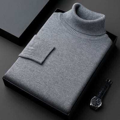 Warm Roll Neck Jumper Men