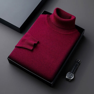 Warm Roll Neck Jumper Men