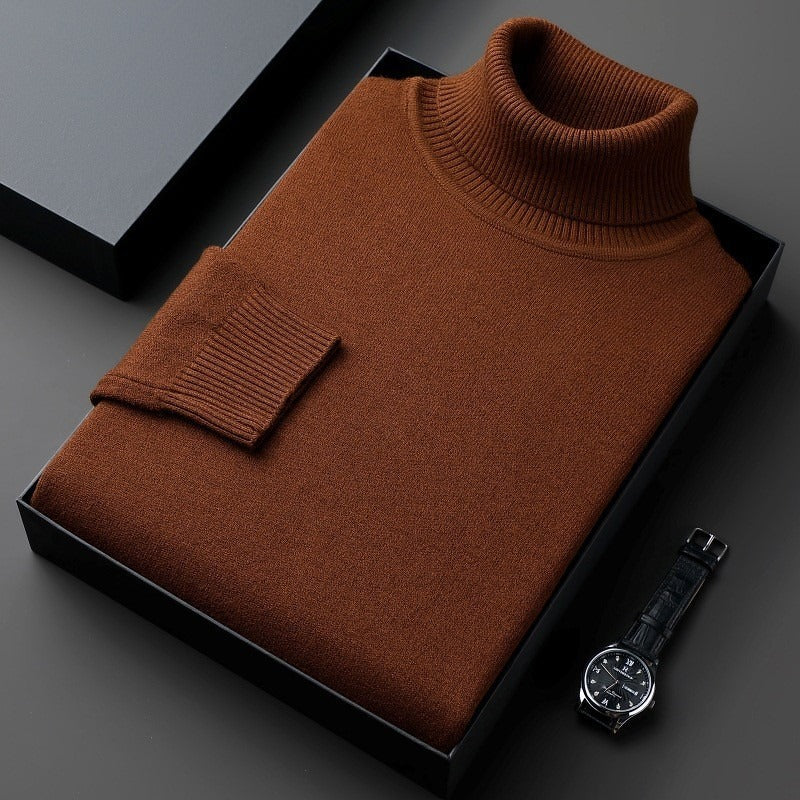 Warm Roll Neck Jumper Men