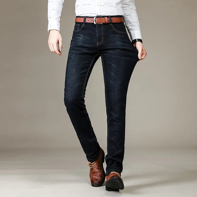 Slim Fit Stretch Jeans Pants Men