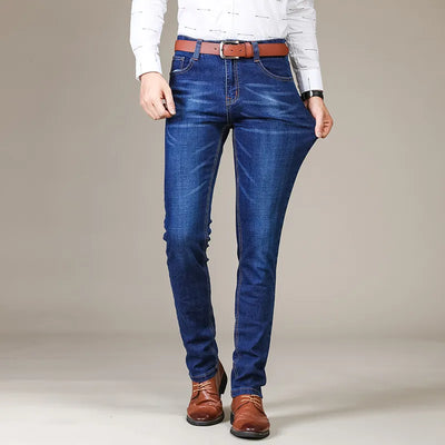 Slim Fit Stretch Jeans Pants Men