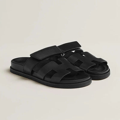 unisex-schwarze-luxusleder-sandalen-im-erhabenen-design-doppelriemen-klassische-eleganz-verströmt