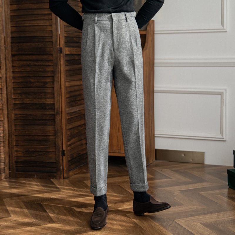 Adrian - Vintage Classic Wool Pants Men