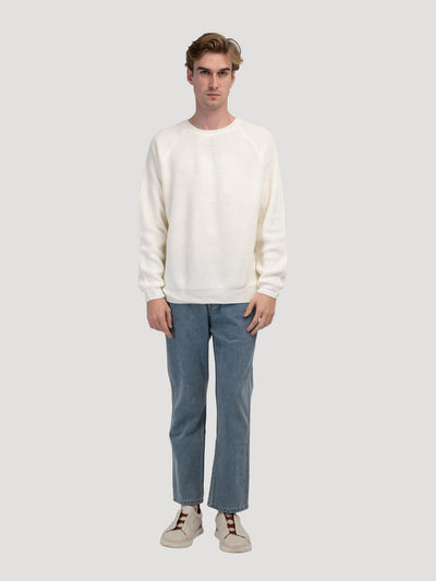 Bequemer und stilvoller leichter Pullover von Marco Marino™, ideal für ganztägigen Tragekomfort.