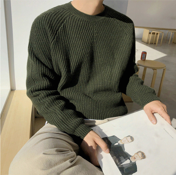 Bequemer und stilvoller leichter Pullover von Marco Marino™, ideal für ganztägigen Tragekomfort.