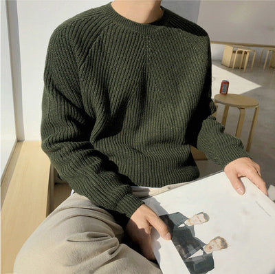 Bequemer und stilvoller leichter Pullover von Marco Marino™, ideal für ganztägigen Tragekomfort.