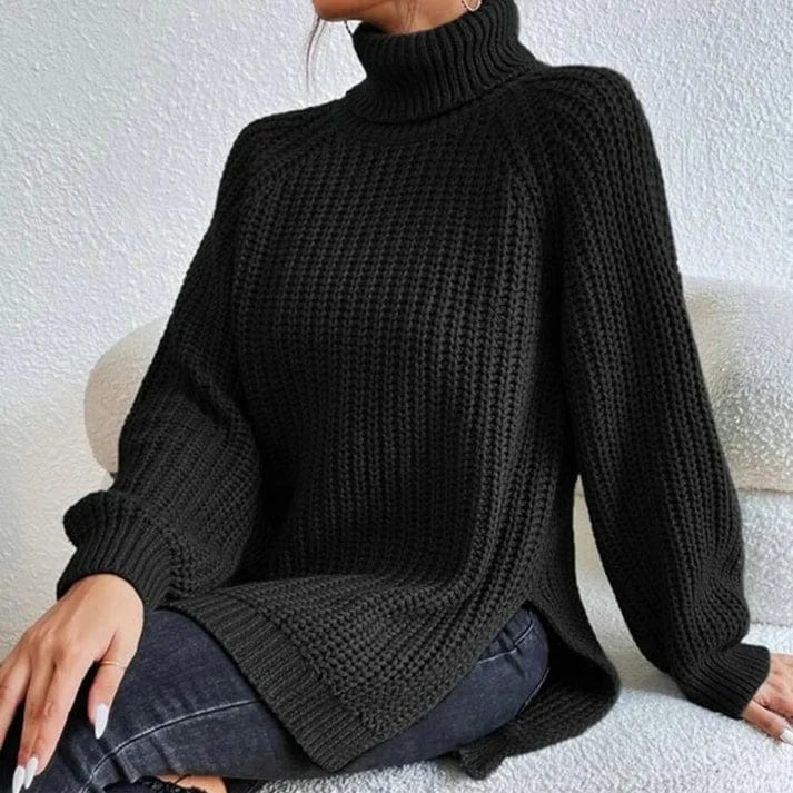 Marco Marino™ elegantes Damen-Turtleneck-Sweatshirt mit raffiniertem Design, das Komfort und Raffinesse für jede Gelegenheit bietet.