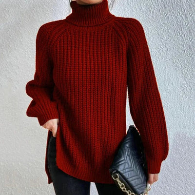 Marco Marino™ elegantes Damen-Turtleneck-Sweatshirt mit raffiniertem Design, das Komfort und Raffinesse für jede Gelegenheit bietet.