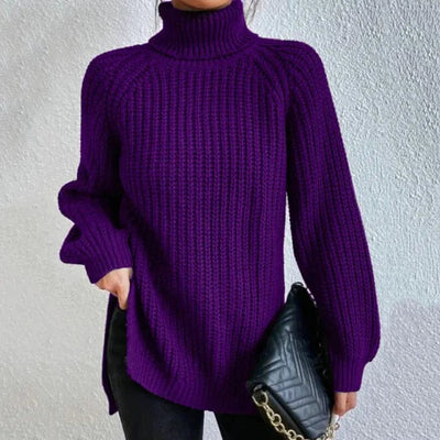 Marco Marino™ elegantes Damen-Turtleneck-Sweatshirt mit raffiniertem Design, das Komfort und Raffinesse für jede Gelegenheit bietet.