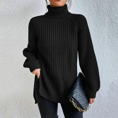 Marco Marino™ elegantes Damen-Turtleneck-Sweatshirt mit raffiniertem Design, das Komfort und Raffinesse für jede Gelegenheit bietet.