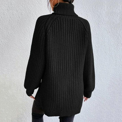 Marco Marino™ elegantes Damen-Turtleneck-Sweatshirt mit raffiniertem Design, das Komfort und Raffinesse für jede Gelegenheit bietet.