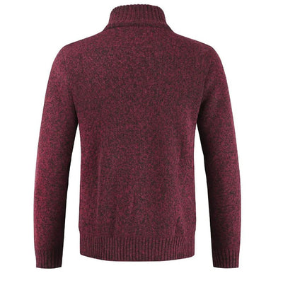 Marco Marino™ Gemütliche Strickweste mit Reißverschluss für Herren, bietet Wärme und Komfort, ideal zum Überziehen von Hemden oder Jacken für einen stilvollen und vielseitigen Look.