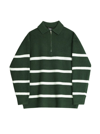 Weicher grüner Acrylpullover für trendige Herbstmode für Herren.