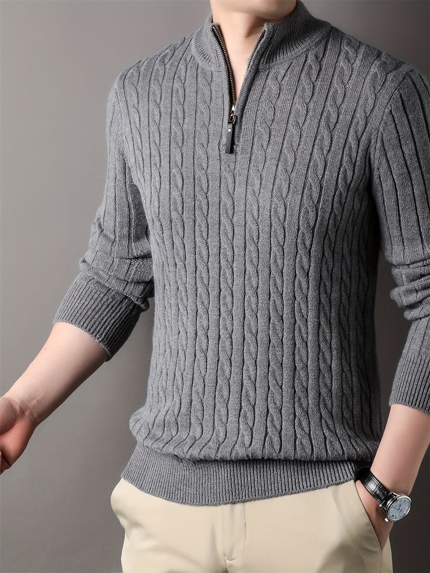 Marco Marino™ Herrenpullover, hochwertiger Strick, weich und warm für den Winterkomfort.