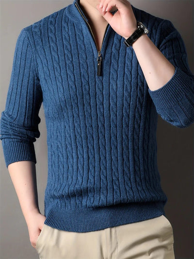 Marco Marino™ Herrenpullover, hochwertiger Strick, weich und warm für den Winterkomfort.