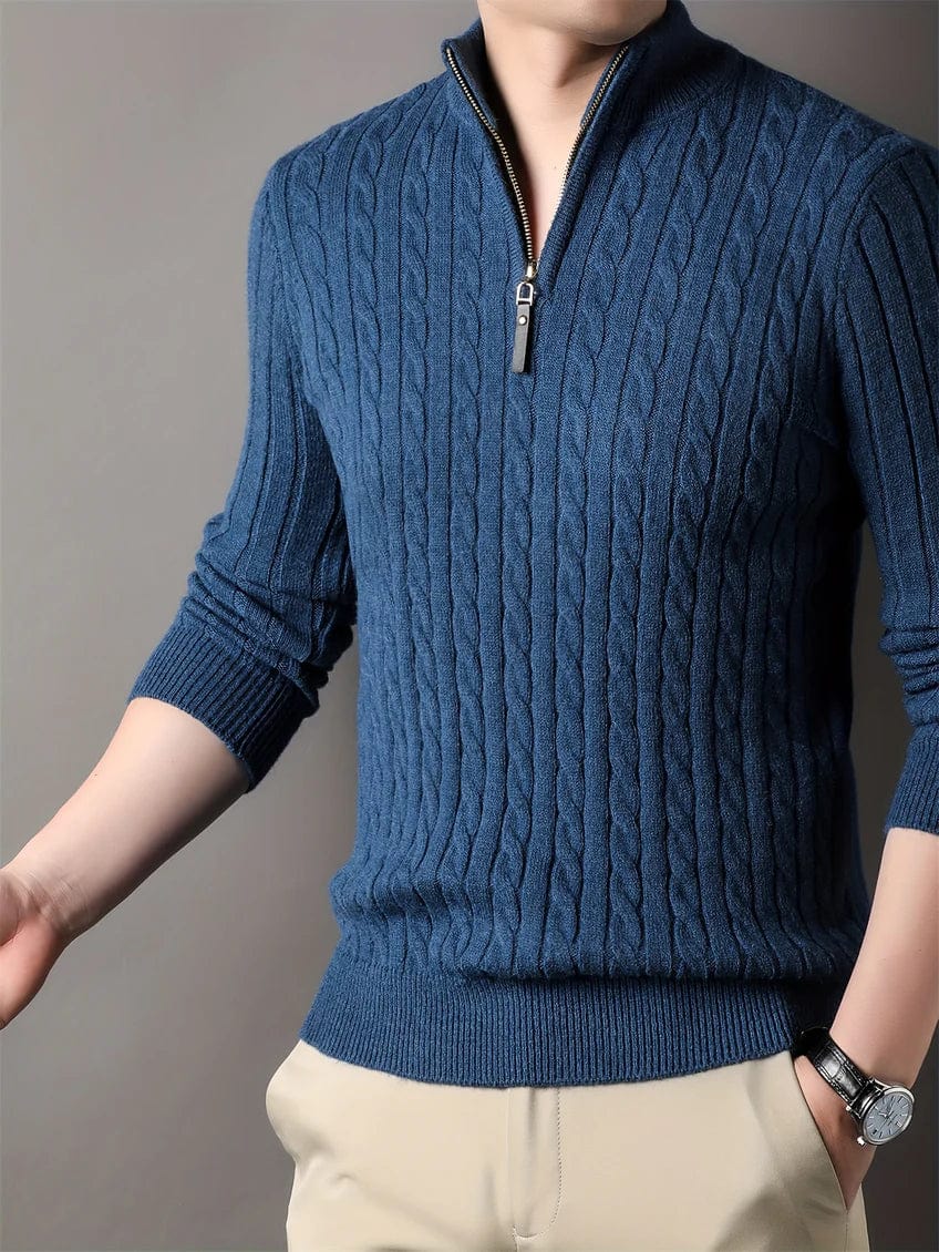 Marco Marino™ Herrenpullover, hochwertiger Strick, weich und warm für den Winterkomfort.