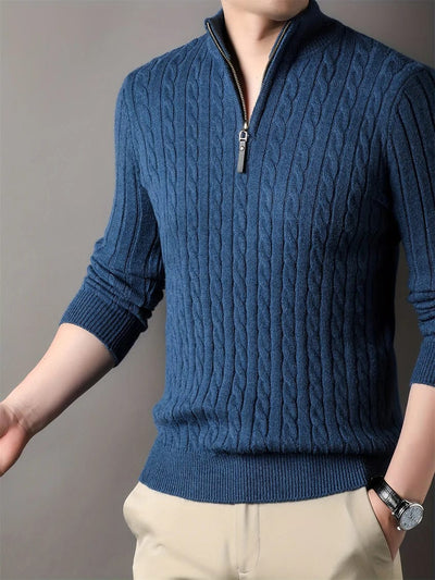 Marco Marino™ Herrenpullover, hochwertiger Strick, weich und warm für den Winterkomfort.