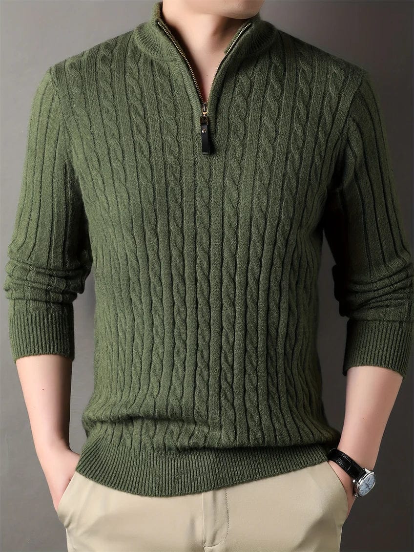 Marco Marino™ Herrenpullover, hochwertiger Strick, weich und warm für den Winterkomfort.